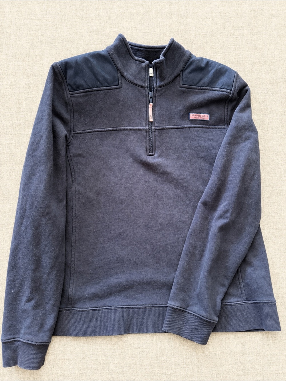 Vineyard Vines women’s Quarter-Zip Sweater Jacket - Navy